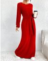Φόρεμα - κώδ. 33560 - κόκκινο